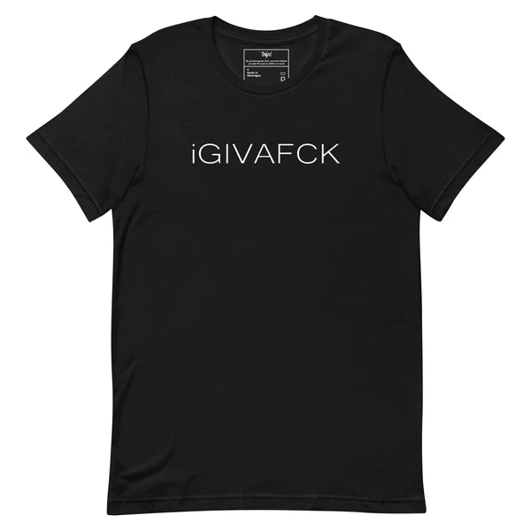 iGIVAFCK Crew Neck- Black