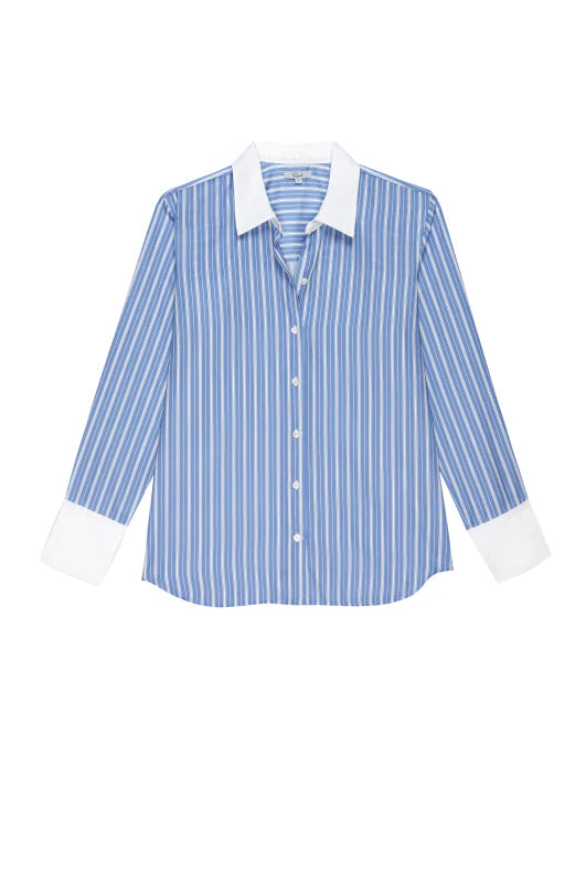 Saige Stripe Button Shirt - Bailey Stripe