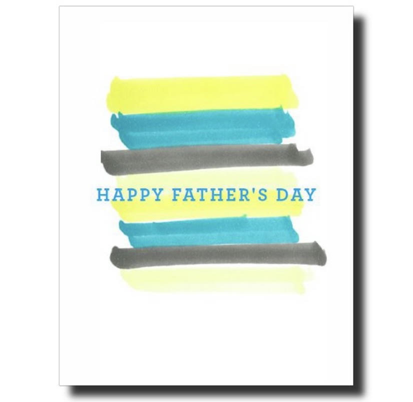 Happy Father's Day Card by Janet Karp