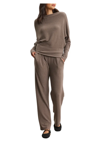 Kashmir Knit Pant- Mocha