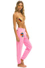 Aviator Nation Women's Venice Sweatpant- Neon Pink