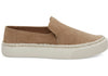 Suede Women's Sunset Slip Ons - Toffee