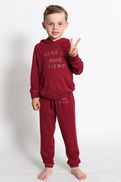 Here To Make Friends Pullover Hoodie