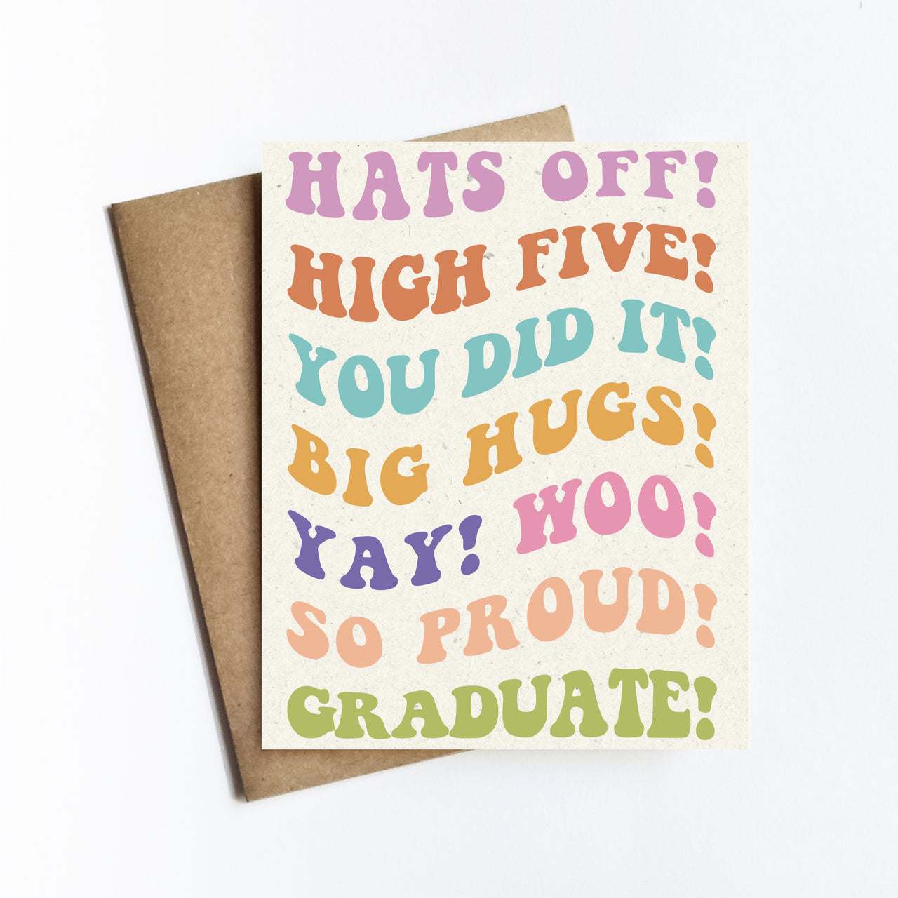 Hats off Grad Card