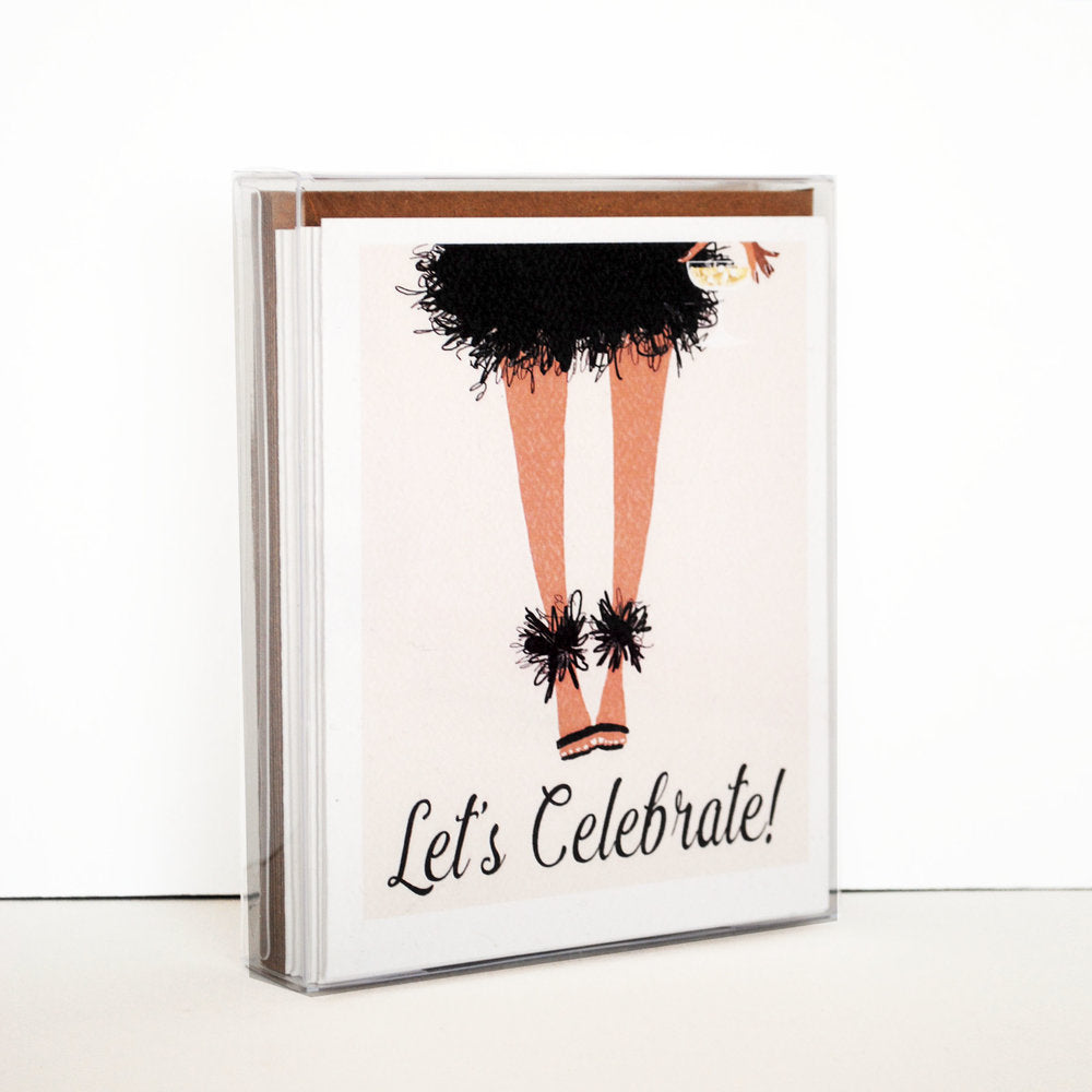 Let's Celebrate Cards (Box Of 10)