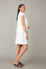 Linen Dress Vest - White