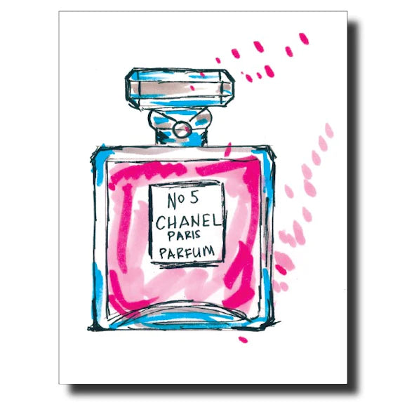 Chanel No. 5  Card by Janet Karp