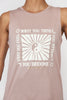 Become Muscle Tank- Rose Taupe