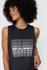 See All Things Active Muscle Tank- Black
