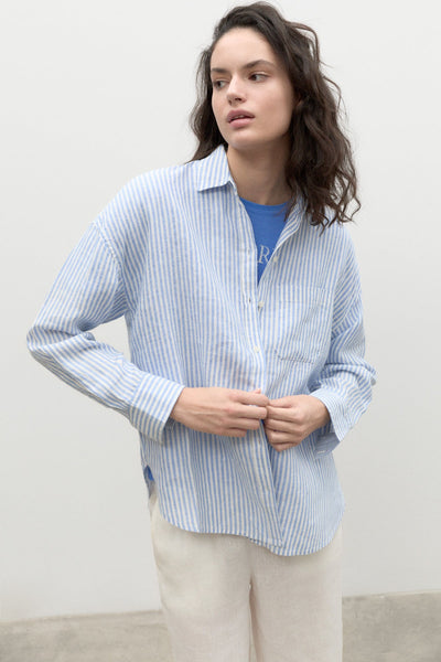 Daria Striped Shirt - Blue