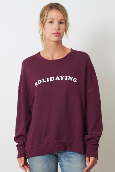 Dawn Holidaying Pullover - Rouge Violet