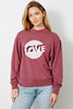 Charlie Love Pullover - Crushed Berry