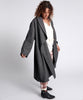 Herringbone Blanket Coat- Grey
