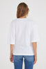 Geneve Pleat Tee - Cloud White