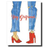 Hey Girlfriend Card by Janet Karp