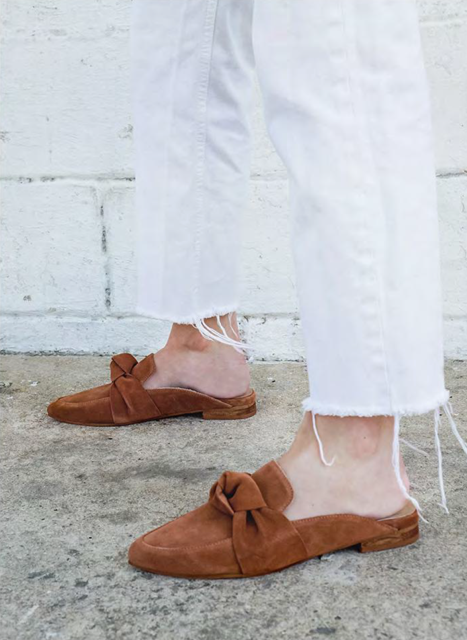 Minsk Suede Mule - Cinnamon