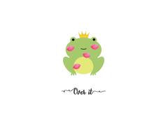 Frog Prince:  Over It Card
