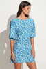 Fontane Mini Dress - Lou Floral Blue