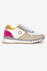 Cervino Trainers- Off White/Pink/Blue