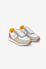 Cervino Trainers- Off White/Pink/Blue