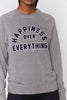 Happiness Old School Vintage Terry PO- Heather Grey