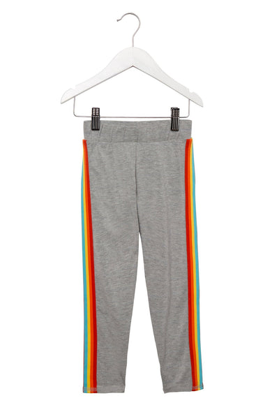 Rainbow Girls Active Legging - Heather Grey