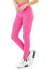 High Waist Alosoft Flow Leggings - Neon Pink Heather