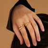 Wavi Ring - Gold/Thick