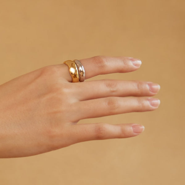 Wavi Ring - Gold/Thick
