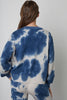 True Tie Dye Fleece Top - Navy