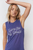 All Beings Muscle Tank- Indigo