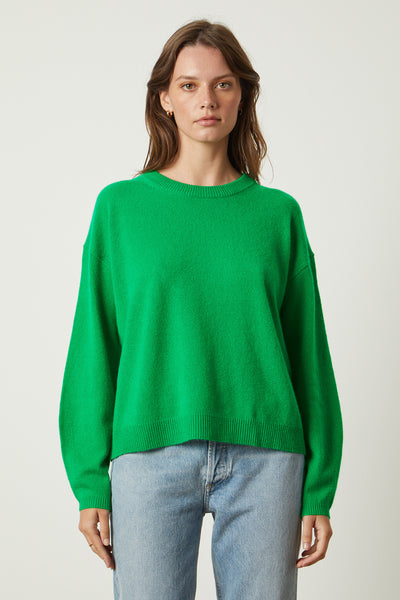 Brynne Cashmere Sweater - Grass