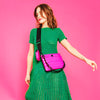 Downtown Crossbody - Sizzling Pink Patent