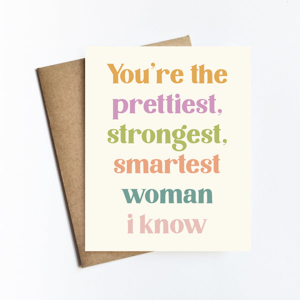 Woman I Know Card