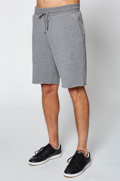 Men's Fleece Short- Heather Grey