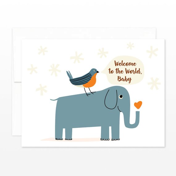 Welcome Baby - New Baby Card