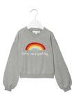 Rainbow Billow Sweater - Heather Grey