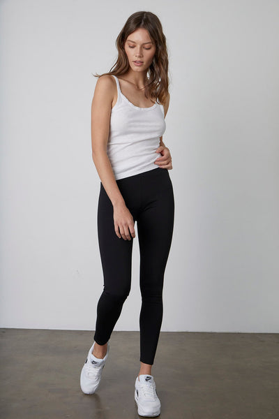 Jillette Ponti Slim Pant - Black