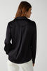 Soho Silk Charmeuse Blouse - Black