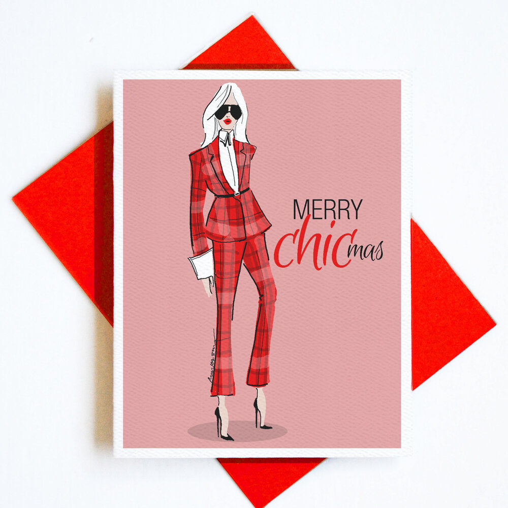 Suited Up Chicmas Card