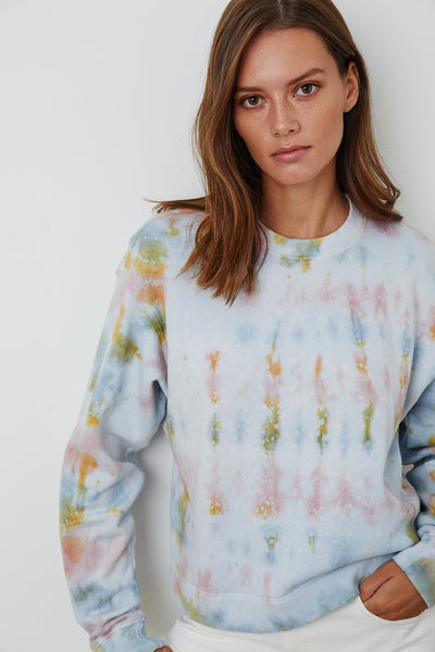 Jody Tie Dye Fleece Pullover - Sunrise